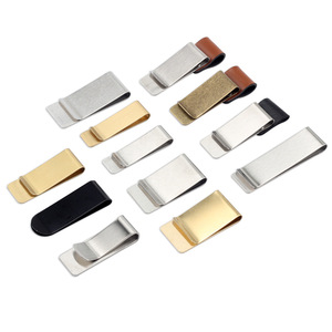 Wholesale Custom <b>Metal</b> Bill Money Clip Cash Clamp Holder Portable <b>Wallet</b> Purse for Pocket - Product Image 4