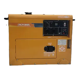 50HZ easy to operate small generator 5KVA portable silent type