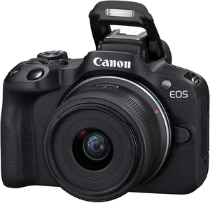 Kit Ca Non R50 avec (RF 18-45mm + RF 55-210mm) (Blanc) Appareil photo hybride à capteur CMOS - Product Image 3