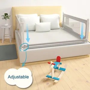 Yeni stil seyahat yatağı ray tampon katlanır bebek güvenlik yan ray koruma çit bebek yatağı ray
