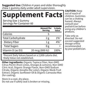 Vitaminas de Calcio Orgánicas Oem con Sabores Naturales de Frutas para la Salud de los Niños - Product Image 6