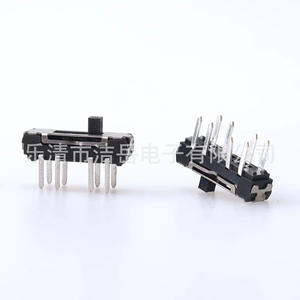 Interruptor de Palanca Vertical de 8 Pines y 3 Posiciones, 16 mm, Resistente a Altas Temperaturas, a Prueba de Polvo IP40, para Aplicaciones Electrónicas - Product Image 1