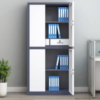 Classeur moderne en acier et fer à grain de bois, serrure électronique à mot de passe, antivol, commis aux données, archives, bureau à domicile, chambre à coucher, école