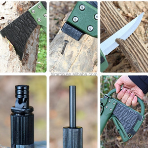 Hacha de caza al aire libre multifuncional, herramienta de supervivencia de corte, Camping, senderismo, soporte OEM, hachas de caza tácticas - Product Image 6