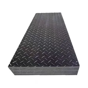 แผ่นปูพื้น HDPE แบบกำหนดเองสำหรับงานหนัก รีไซเคิลได้ สำหรับป้องกันพื้นดิน แผ่นปูถนนชั่วคราวขนาด 4x8 ฟุต แผ่นปูพื้น HDPE สำหรับทางเดิน - Product Image 6