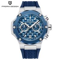 Nouvelle montre à quartz de luxe pour homme PAGANI DESIGN YS032, verre saphir, chronographe, étanche, lumineuse, montre-bracelet pour homme VK64
