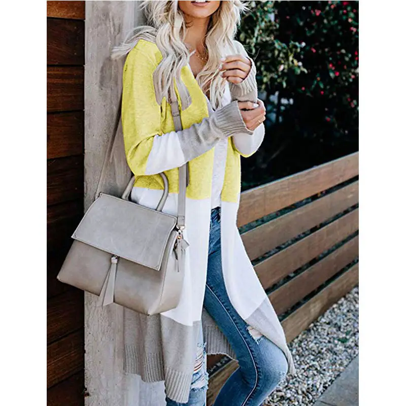 OEM/ODM Women Casual long sleeve loose knit cardigan manufacturer for autumn spring