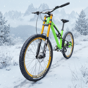 Vélo de montagne KALOSSE à suspension souple, fourche à <span class=keywords><strong>air</strong></span>, vélo de montagne, 27,5 x 17 pouces, vélo pour adultes, 11 vitesses, freins hydrauliques - Product Image 2