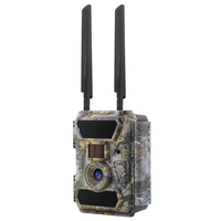 Cámara de Caza Inalámbrica 3G 4G con Visión Nocturna de 940nm, Detección de Movimiento PIR, 24MP, 1080P, Camuflaje, Alcance de 65 pies