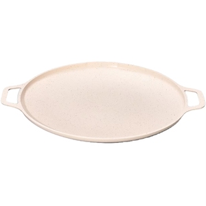 白色感应底部铝制烤盘，双手柄不粘家用户外烹饪健康炊具 - Product Image 1