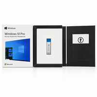 Clé de licence d'activation en ligne pour Windows 10 Pro Professional USB Full Box avec garantie de 6 mois, version anglaise globale