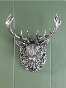 طلب كبير اليدوية العتيقة النحاس الزخرفية على شكل حيوان رأس الباب مقبض للبيع البرونزية سحب الباب - Product Image 3