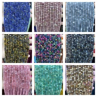 Perles de pierre naturelles mélangées en forme de cube, multicolores, perles intercalaires en pierres précieuses pour la fabrication de bijoux DIY, bracelets et colliers, vente en gros