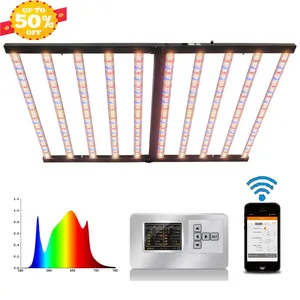Mới nhất cân bằng ppfd dẫn phát triển đèn 600W 720W 1000W Samsung lm301h EVO UV IR riêng biệt kiểm soát quang phổ đầy đủ dẫn phát triển đèn