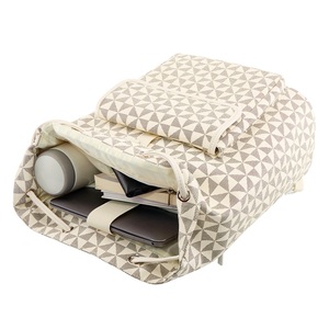 <span class=keywords><strong>Zaino</strong></span> per il tempo libero convertibile geometrico personalizzato impermeabile stile inghilterra Retro <span class=keywords><strong>in</strong></span> <span class=keywords><strong>pelle</strong></span> Pu secchio <span class=keywords><strong>zaino</strong></span> pendolare per le donne - Product Image 6