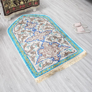 Tapis de prière musulman en polyester antidérapant avec logo imprimé personnalisé de haute qualité - Product Image 2