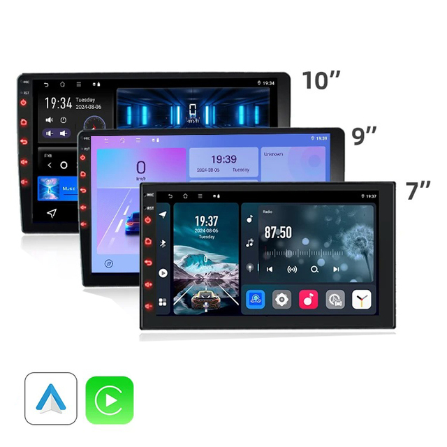 Android 4GB RAM 64GB ROM 2Din 9\" 10\" Car Multimedia Video Player GPS DSP Universal FM Radio BT Digital Signal Processor Stereo