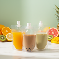 Sac en nylon transparent épaissi avec bec verseur, résistant aux hautes températures, idéal pour le lait de soja, les sauces et les herbes médicinales traditionnelles chinoises