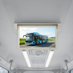 จอภาพติดหลังคารถยนต์แบบพับเก็บได้ ขนาด 22 นิ้ว รุ่นใหม่ ขายดี พร้อมระบบ FM HD สำหรับโฆษณาบนรถบัส รถโค้ช และรถไฟ - Product Image 1