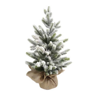 Magnifique <span class=keywords><strong>sapin</strong></span> <span class=keywords><strong>de</strong></span> Noël <span class=keywords><strong>en</strong></span> PE floqué <span class=keywords><strong>de</strong></span> 90 cm <span class=keywords><strong>en</strong></span> <span class=keywords><strong>pot</strong></span> avec base autoportante, mini <span class=keywords><strong>sapin</strong></span> <span class=keywords><strong>de</strong></span> Noël décoratif <span class=keywords><strong>en</strong></span> métal - Product Image 2