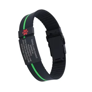 Nouveau design, vente chaude, logo personnalisé, bracelet réglable en silicone pour breloques