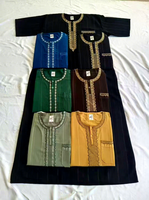 Vêtements pour hommes CCY, Boubou Homme Musulman, vêtements Baifa, broderie marocaine, thobe ethnique, jalabiya pour hommes, qamis, vêtements islamiques pour le Ramadan