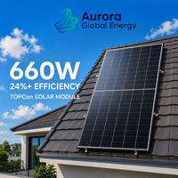 Panneau solaire 660W avec une conception de module innovante pour une capacité de conversion d'énergie améliorée
