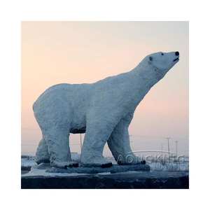 Patung taman hewan beruang kutub realistis, patung <span class=keywords><strong>Churchill</strong></span> beruang kutub - Product Image 2