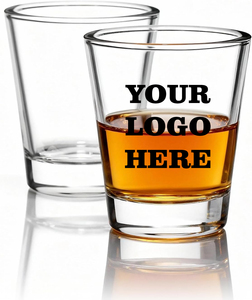 Vasos de chupito de whisky y tequila <span class=keywords><strong>personalizados</strong></span> con logo, para recuerdo de boda, base pesada, a granel, 1.5oz 2oz, mini - Product Image 1