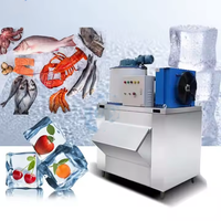 Comercial Industrial 1-30 Ton Brine Ice Maker Machine Flack Flake Emerson Compresor Gear Motor Core Componentes a la venta