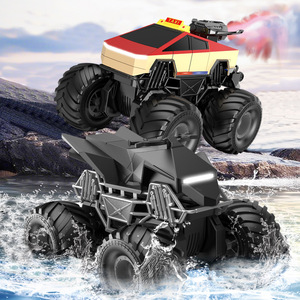 Aijh 2.4GHz đổ bộ RC Xe bốn bánh ổ đĩa đèn từ xa xe bao gồm USB sạc cáp RC Xe đồ chơi - Product Image 4