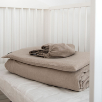 Vente flash - Ensemble de literie pour lit bébé en coton crêpe de qualité, écologique, unisexe, toutes saisons, design personnalisé, sécurité, linge de lit pour berceau