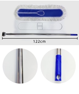 40/60/80/90/110Cm Khách Sạn Sàn Thép Không Gỉ Cleaner Bụi Loại Bỏ Ướt Khô Thấm Phẳng Bóp Lau - Product Image 5