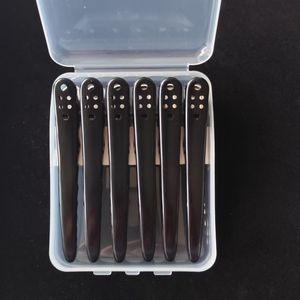 Pinzas de peluquería negras tipo cocodrilo, pinzas de tiburón, pinzas de aligátor, pinzas de barbero, accesorios de peluquería, pinza de sección - Product Image 1