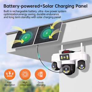 HiEasy <span class=keywords><strong>App</strong></span> 12MP 3-Linsen 3-Bildschirm 4G Solar PTZ Kamera AOV 24/7 Aufnahme Menschenerkennung Vollfarbige Zwei-Wege-Audio IP66 CCTV-Kamera - Product Image 6