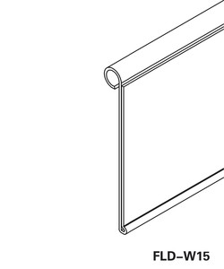 Nhựa vh39 bán buôn sản xuất nhựa PVC Móc giá tag chủ sở hữu cho siêu thị kệ - Product Image 6