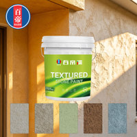 Pintura Texturizada Impermeable a Base de Acrílico, Revestimiento Líquido para Paredes Exteriores