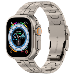 Bracelet de montre en titane pour Iwatch 11 10 9 8 7 <span class=keywords><strong>6</strong></span> 5 4 3 Ultra, bracelet de montre en titane incurvé pour Apple 38/40/41/42/44/45/46/49mm - Product Image 5