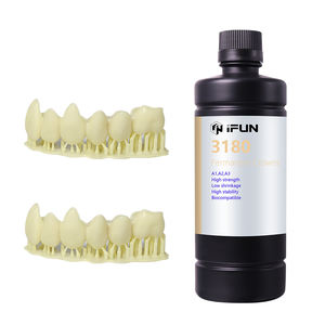 Impresora 3D Imprime Coronas Dentales Permanentes de Resina Sintética, Marca <span class=keywords><strong>IFUN</strong></span>, IF3180 Líquido de Alta Precisión, Biocompatible, 100% Puro - Product Image 1