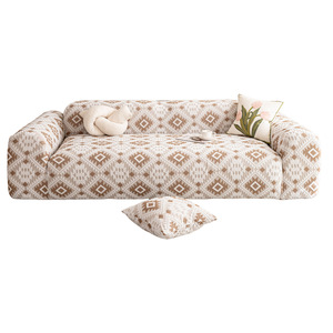 Bohemian Style Geometric <b>Sofa</b> <b>Cover</b> Full Coverage Non Slip Machine Washable 90 X 160 Cm Shu Mian Rong Fabric - Product Image 1