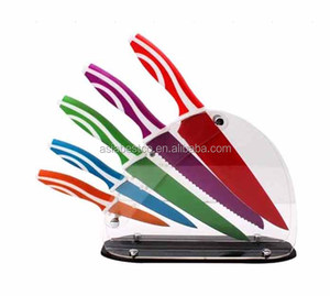 Lot de 5 couteaux de cuisine colorés <span class=keywords><strong>Royalty</strong></span> <span class=keywords><strong>Line</strong></span> - Product Image 1