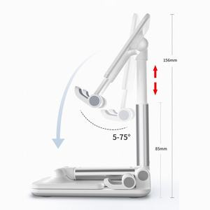 Support de téléphone portable de bureau multifonctionnel, pliable, flexible, réglable, mini, en ABS, avec logo personnalisé, cadeau promotionnel - Product Image 4