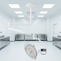 Lampe chirurgicale LED sans ombre à induction pour implant dentaire, fixation au plafond, pour clinique dentaire et hôpital