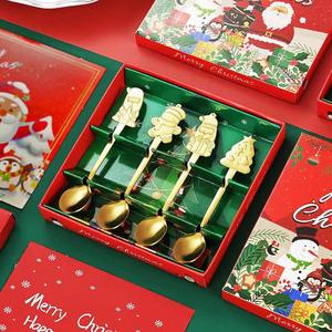 Christmas <b>Coffee</b> <b>Spoon</b> Christmas Trees Star Tea <b>Spoon</b> Dessert Drink Mixing Stainless Steel <b>Spoons</b> - Product Image 2