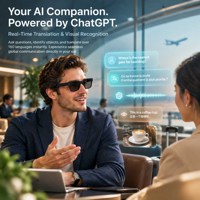 Lunettes intelligentes W711 AI avec caméra 4K 8M, charge Type-C, verres électrochromiques