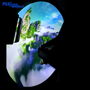 Voler au-dessus du monde Théâtre de vol Full Sense 8 Sièges 9D Cinéma de vol Smart Metaverse Cinéma de dôme de divertissement immersif - Product Image 2