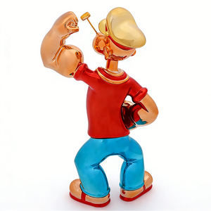 Sculpture d'art moderne et créative de grande taille pour l'extérieur, <span class=keywords><strong>Snoopy</strong></span> Las Vegas Chrome Popeye, pour la décoration des centres commerciaux - Product Image 6