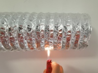 Tuyau de ventilation portable, 4 pouces, tube en aluminium, flexible, ventilation de la maison