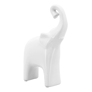 Statua di elefante in ceramica, statuetta decorativa per casa, ufficio, bagno, soggiorno, scultura d'accento - Product Image 2