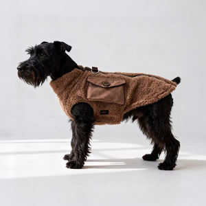 Wollmantel mit Reißverschluss für Haustiere, weiche Hundebekleidung für Winter und Herbst, Mantel, Jacke, Hundejacke, Hundemantel für kaltes Wetter im Freien - Product Image 2